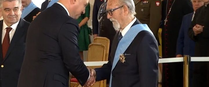 Antoni Lenkiewicz odznaczony Orderem Orła Białego